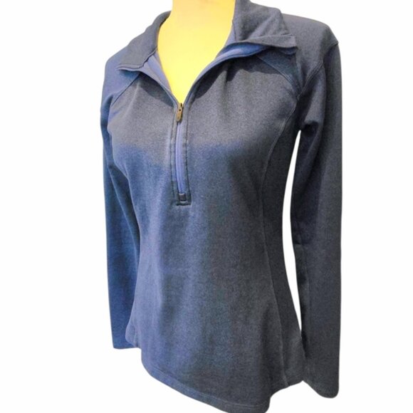 Columbia Blue Quarter Zip Omni-Wick Activewear Size Small - Picture 1 of 2